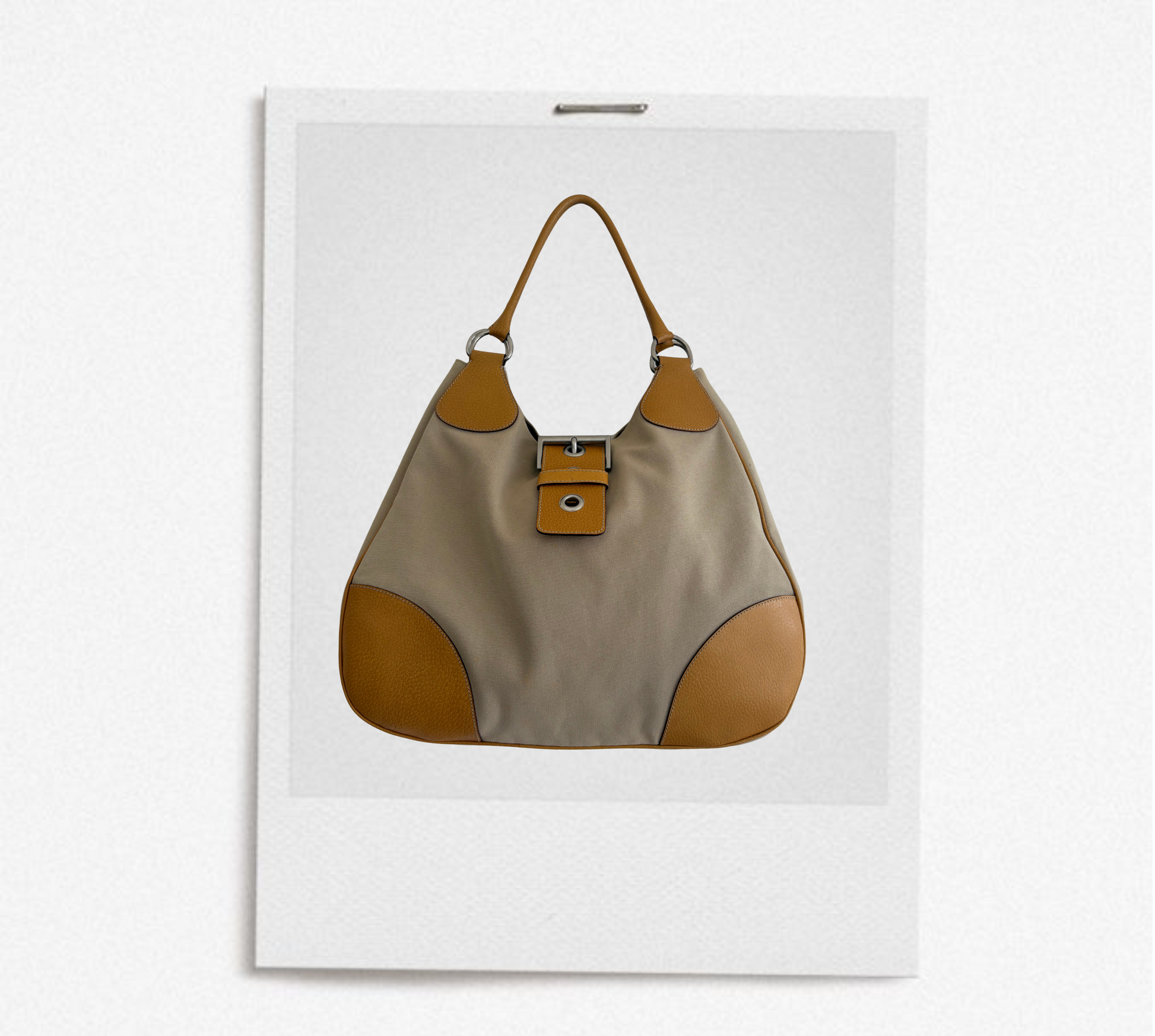 PRADA CANAPA MOON SHOULDER BAG