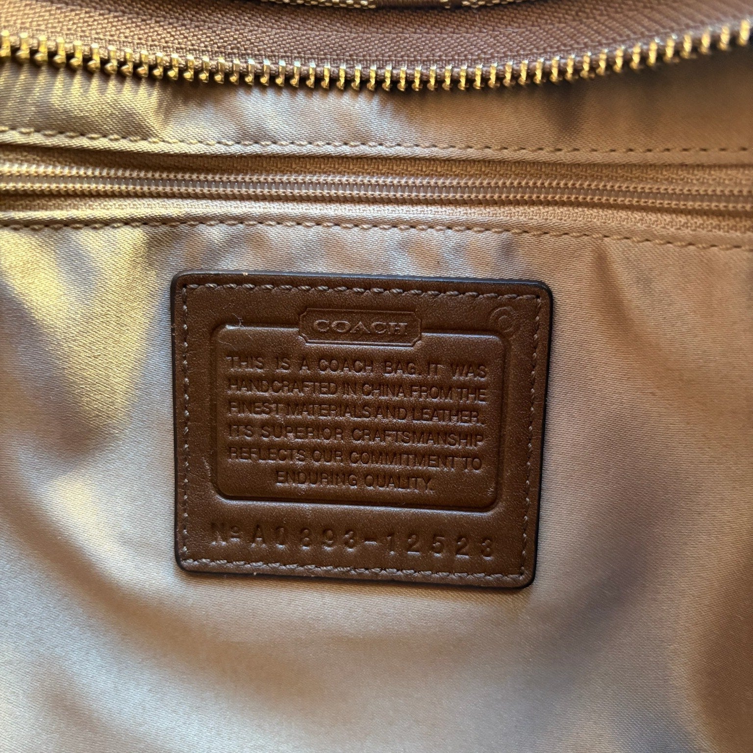 COACH 2008 CARLY PATCHWORK HOBO BAG
