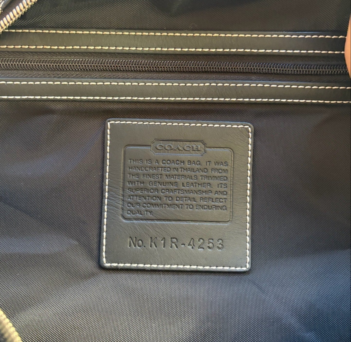 COACH 2001 SIGNATURE CANVAS BOSTON DUFFLE