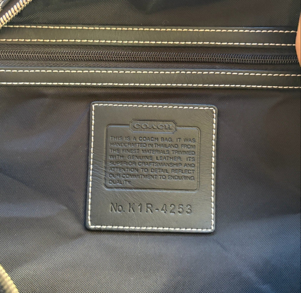COACH 2001 SIGNATURE CANVAS BOSTON DUFFLE