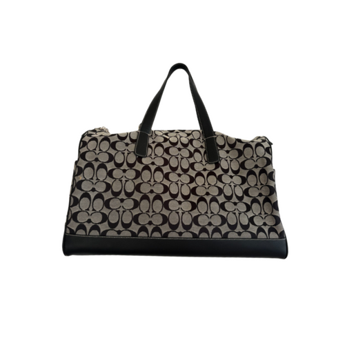 COACH 2001 SIGNATURE CANVAS BOSTON DUFFLE